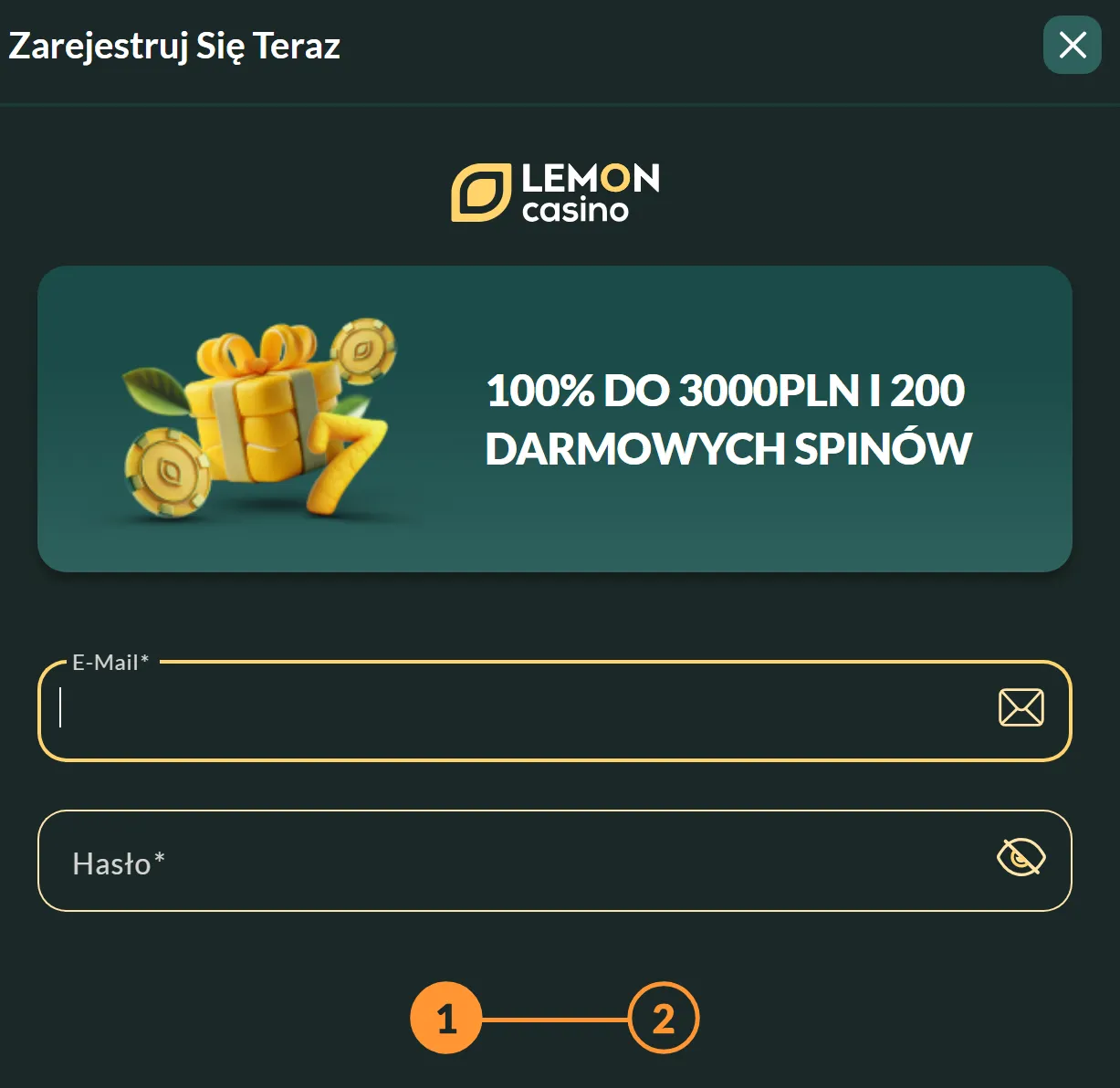 Lemon rejestracja